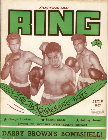 Australian Ring Digest July 1957 – George Bracken, Russel Sands, Johnny Jarrett