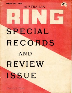 Australian Ring Special 1958 - African Ring