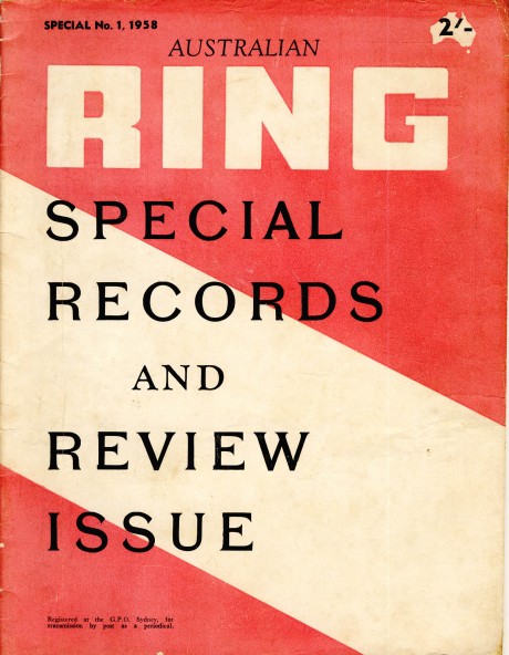 Australian Ring Special 1958