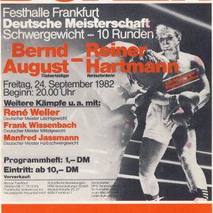 Bernd August vs Reiner Hartmann - African Ring