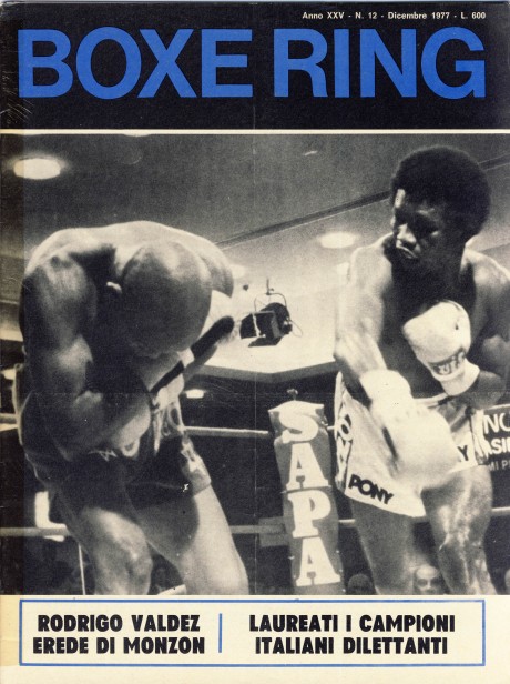 Boxe Ring Dcember 1977 Rodrigo Valdez v Benny Briscoe
