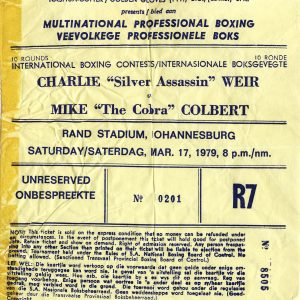 Charlie Weir vs Mike Colbert - African Ring