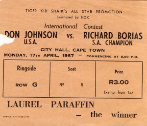 Don Jhnson vs Richard Borias - African Ring