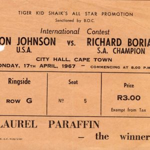 Don Jhnson vs Richard Borias - African Ring