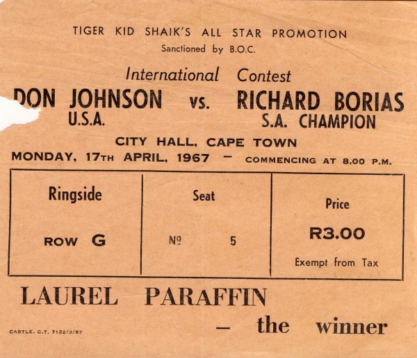 Don Jhnson vs Richard Borias - African Ring