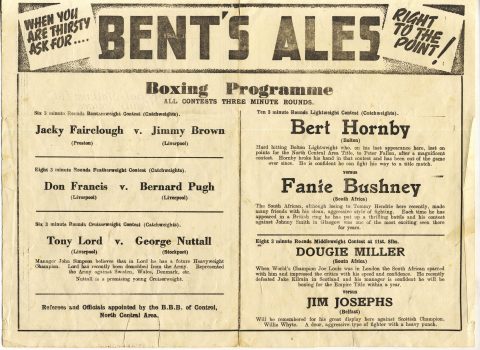 Fanie Bushney vs Bert Hornby - African Ring