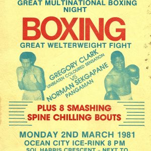 Gregory Clark vs Norman Sekepane - African Ring