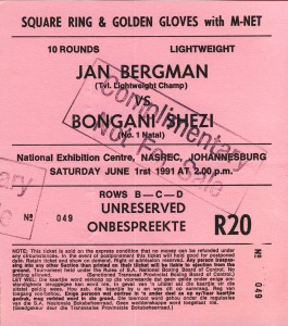 Jan Bregman vs Bongani Shezi - African Ring