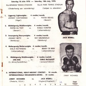 Jimmy Richards vs Jack Bodell - African Ring