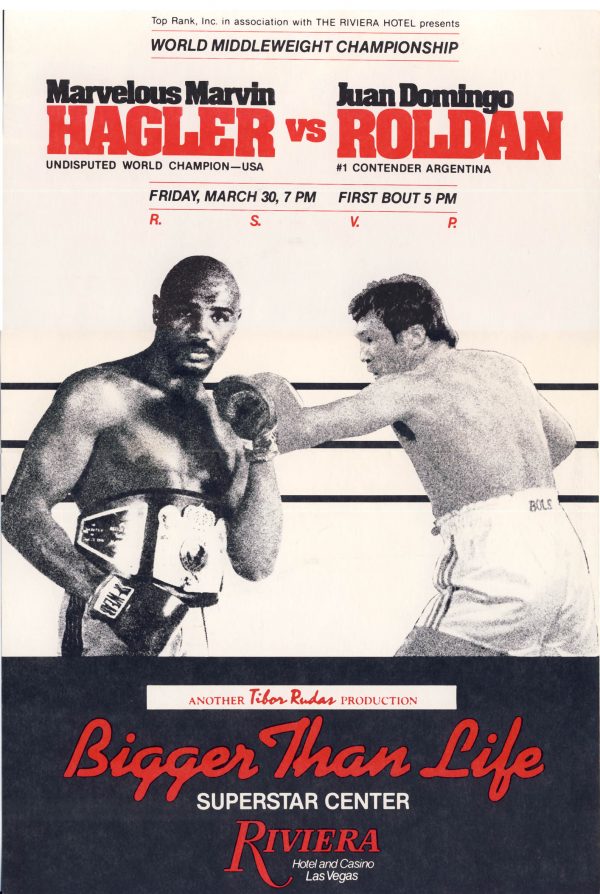 Marvelous Marvin Hagler vs Juan Domingo - African Ring