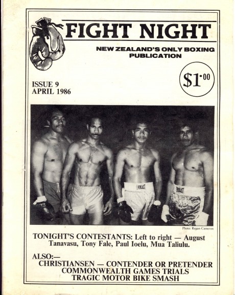 New Zealand Fight Night publication issue 9