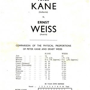 Pater Kane vs Ernest Weiss - African Ring