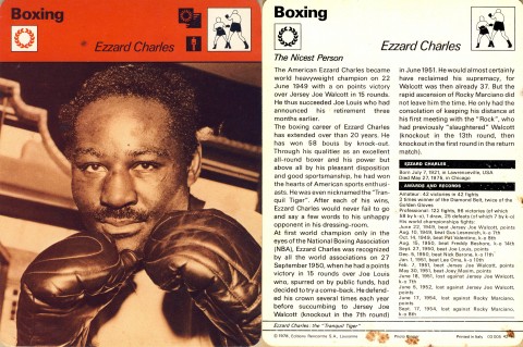 Ezzard Charles - African Ring