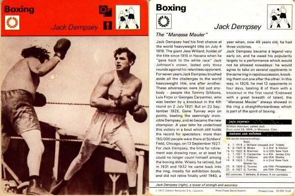 Jack Dempsey - African Ring