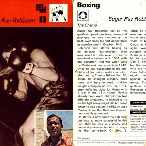 Sugar Ray Robinson - African Ring