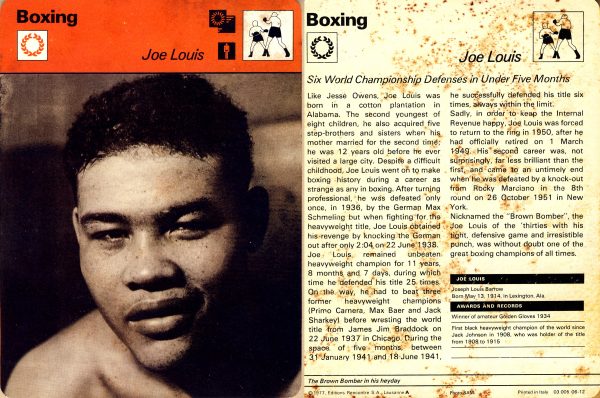 Joe Louis - African Ring