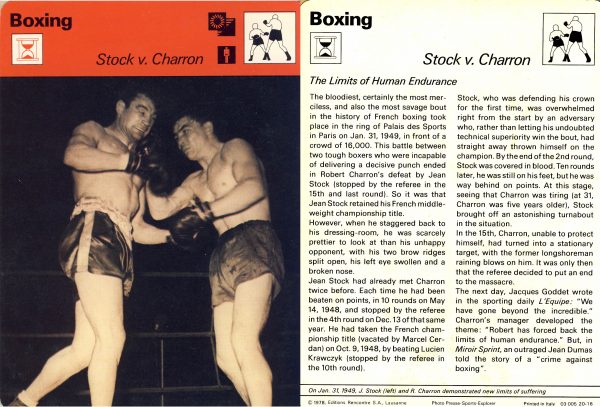 Stock vs Charron - African Ring