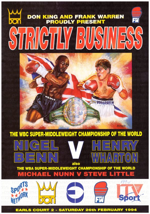 Nigel Benn vs Wharton - African Ring