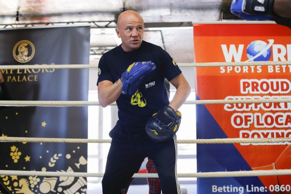 Anton Gilmore using the pads - African Ring