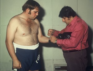 Mike Schutte and trainer Alan Toweel - African Ring