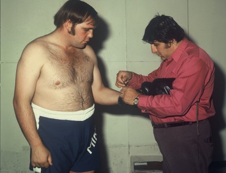 Mike Schutte and trainer Alan Toweel