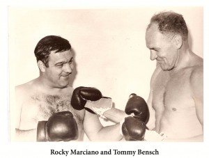 Rocky Marciano squares up to Tommy Bensch in SA - African Ring